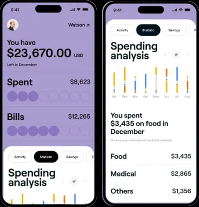 FinTech App Screen 1