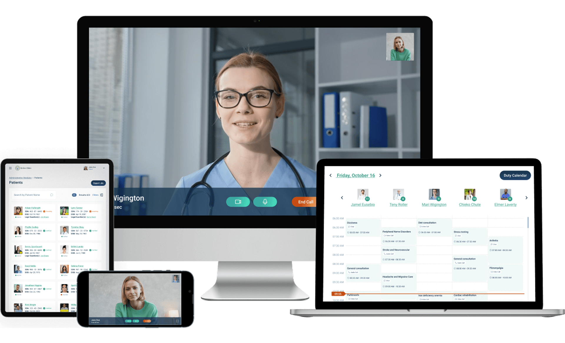 AI-powered healthcare solutions dashboard