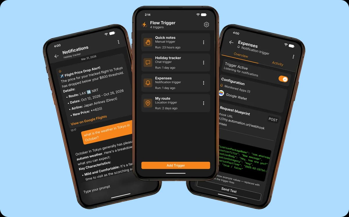 Mobile-Triggered Automation