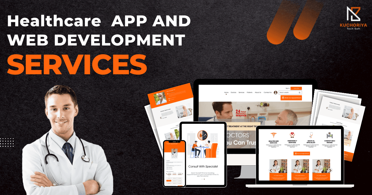 What are the key features of healthcare web applications?