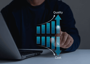 Team collaborating in office