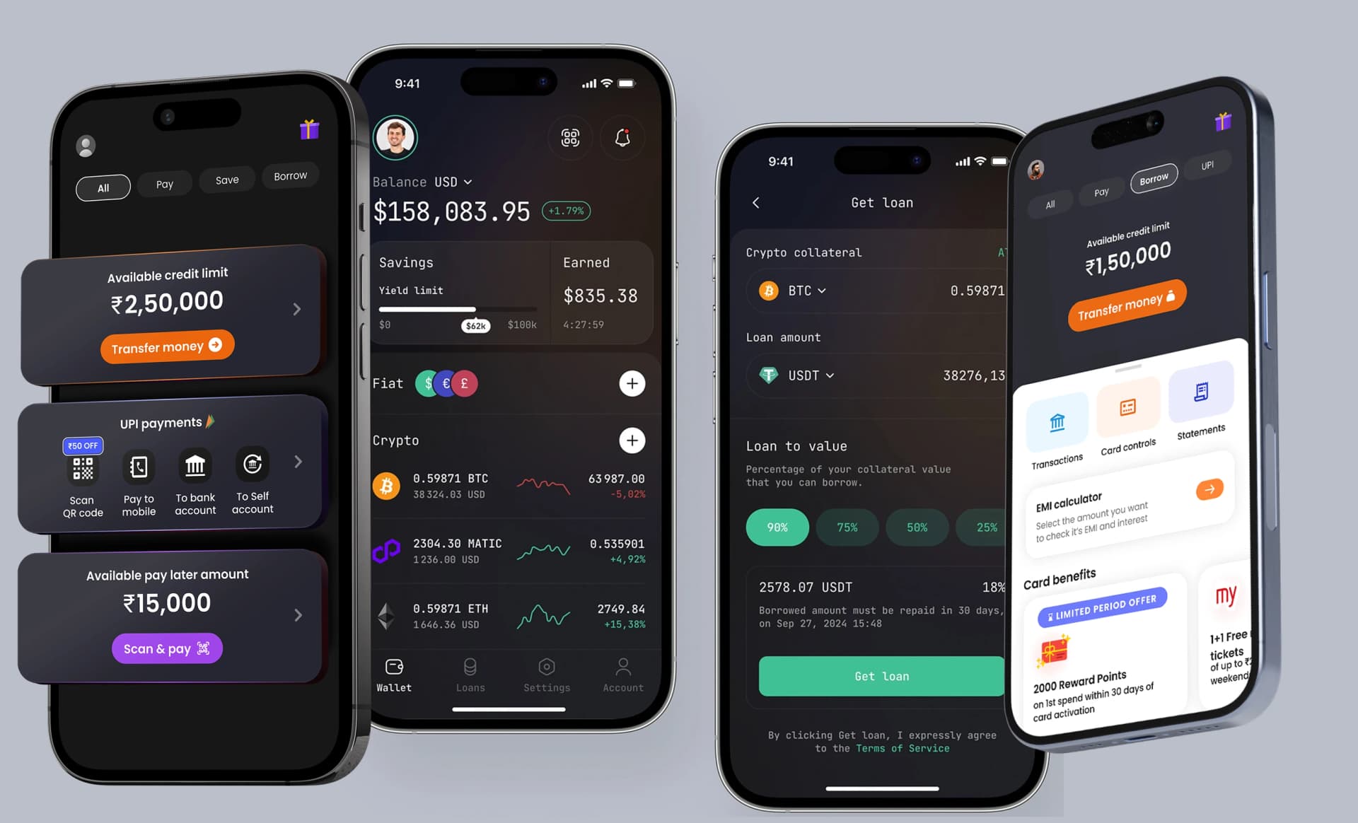 CapitalSwift screens