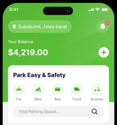 ParkMobile Clone Style