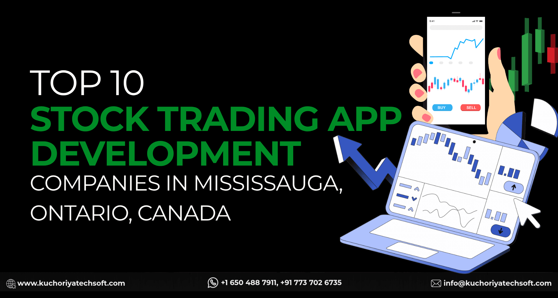 Top 10 Stock Trading App Development Companies in Mississauga, Ontario, Canada