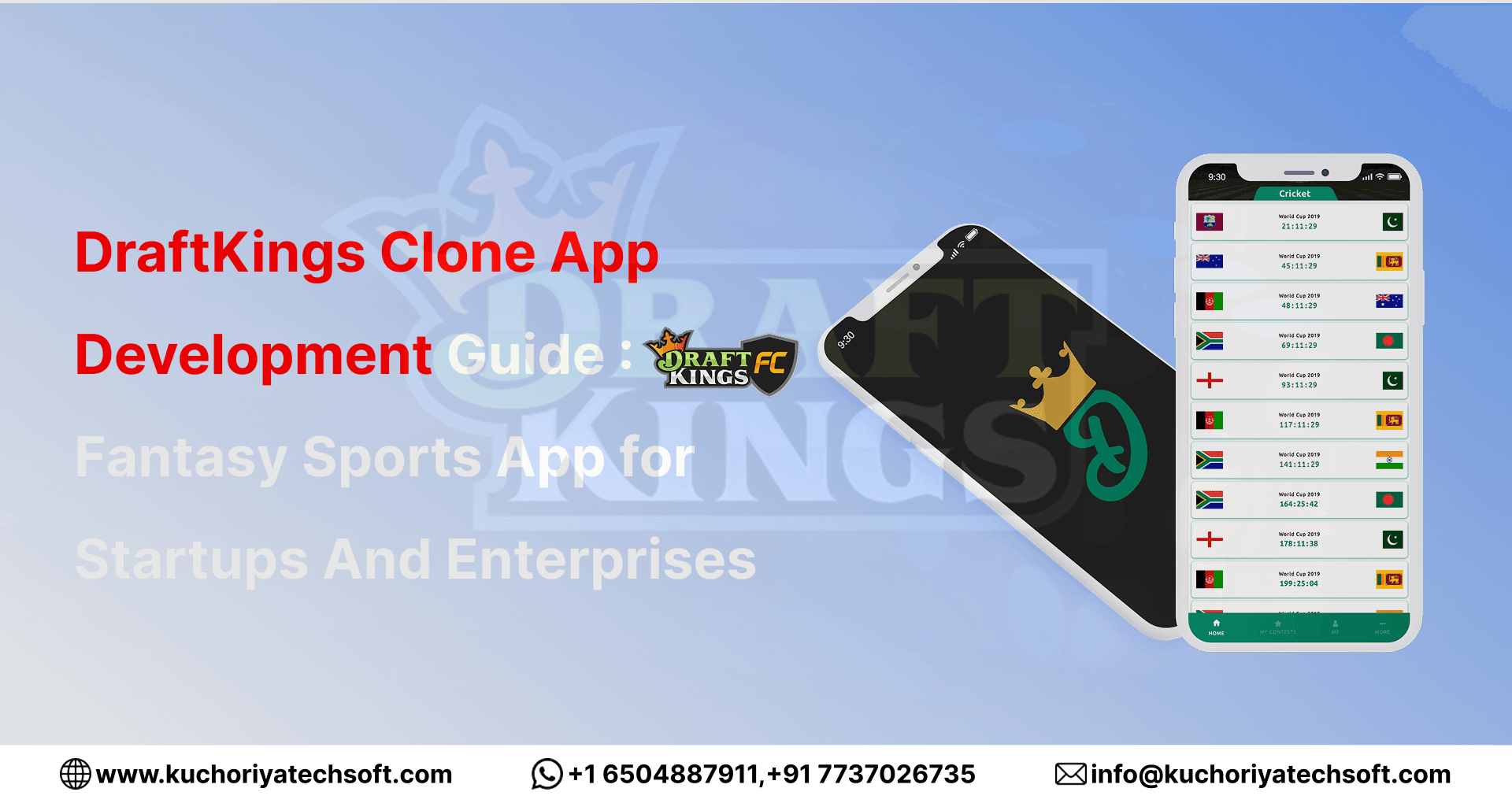DraftKings Clone App Development Guide 2025: Fantasy Sports App for Startups And Enterprises