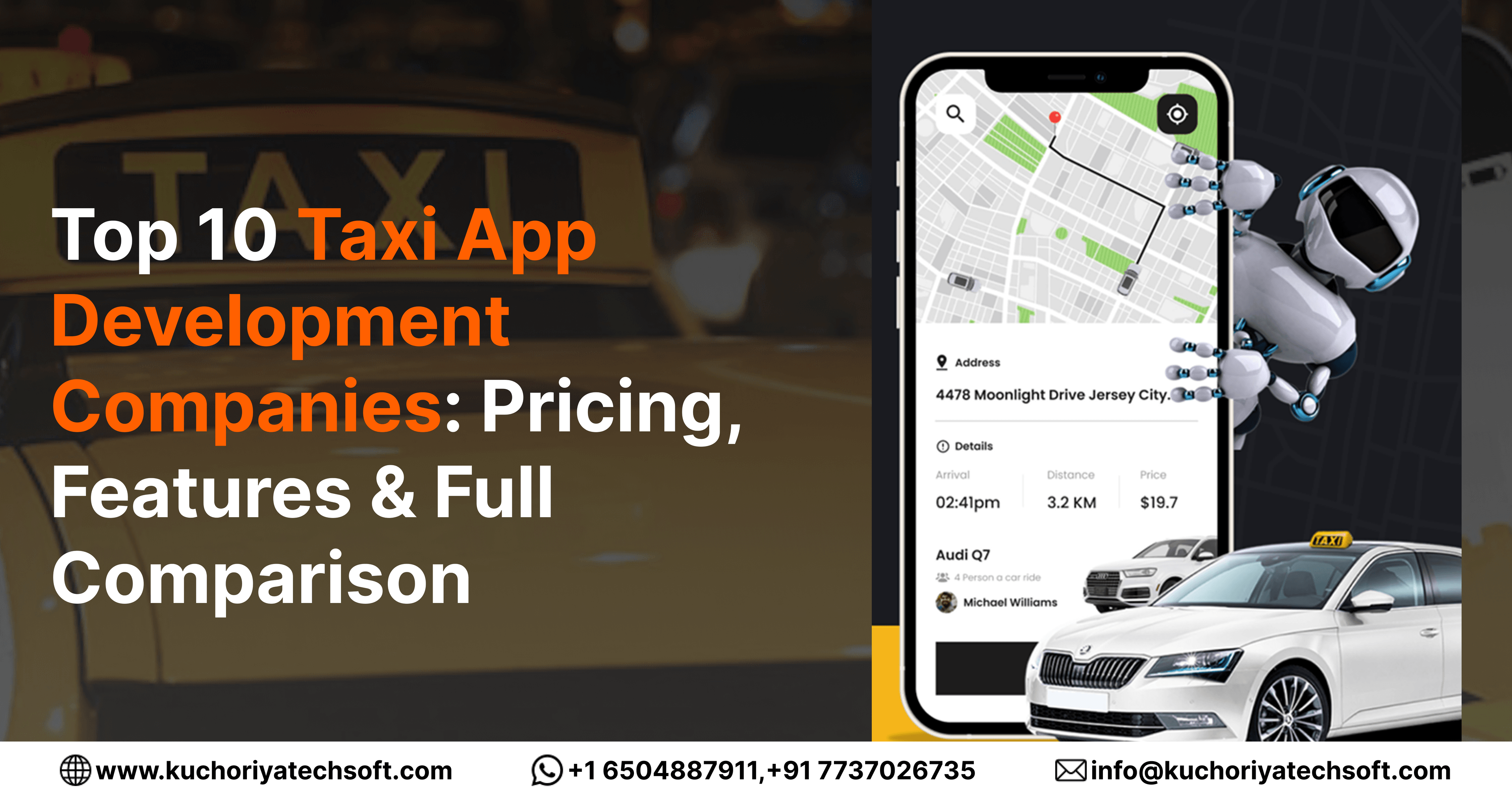Top 10 Taxi App Development Companies in 2025-2026: Pricing, Features & Full Comparison