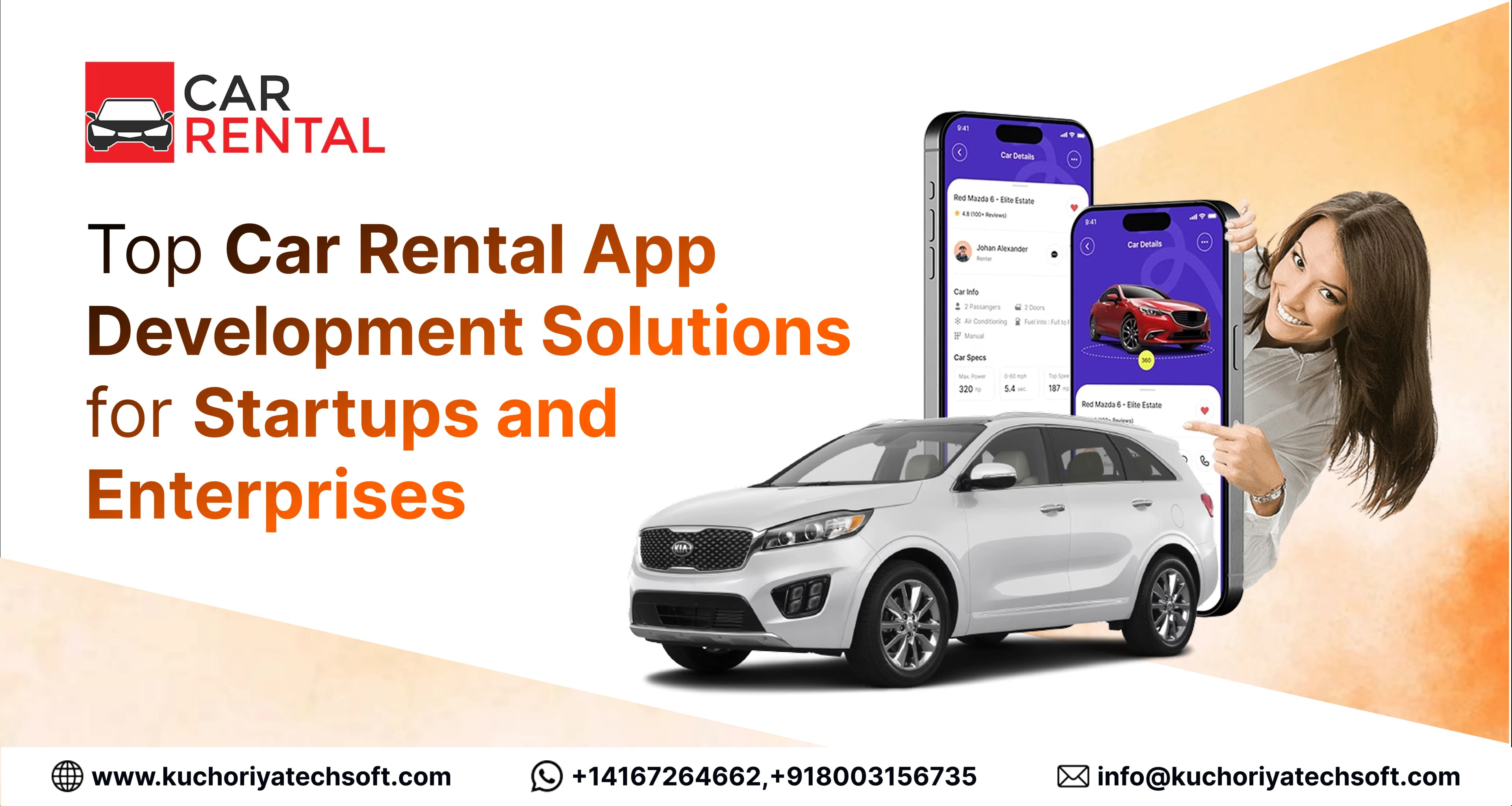 Top Car Rental App Development Solutions for Startups and Enterprises