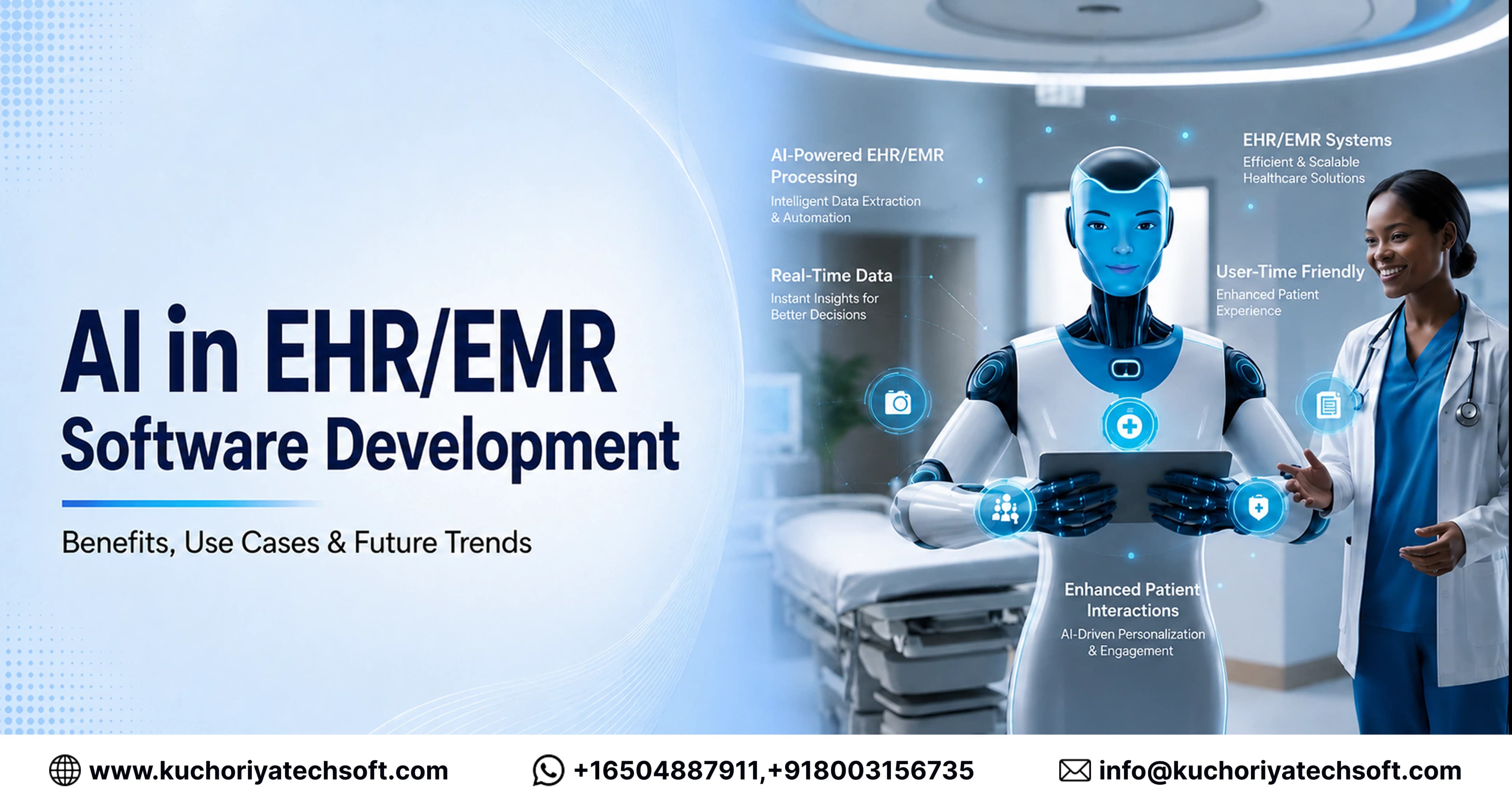 AI in EHR/EMR Software Development: Benefits, Use Cases & Future Trends