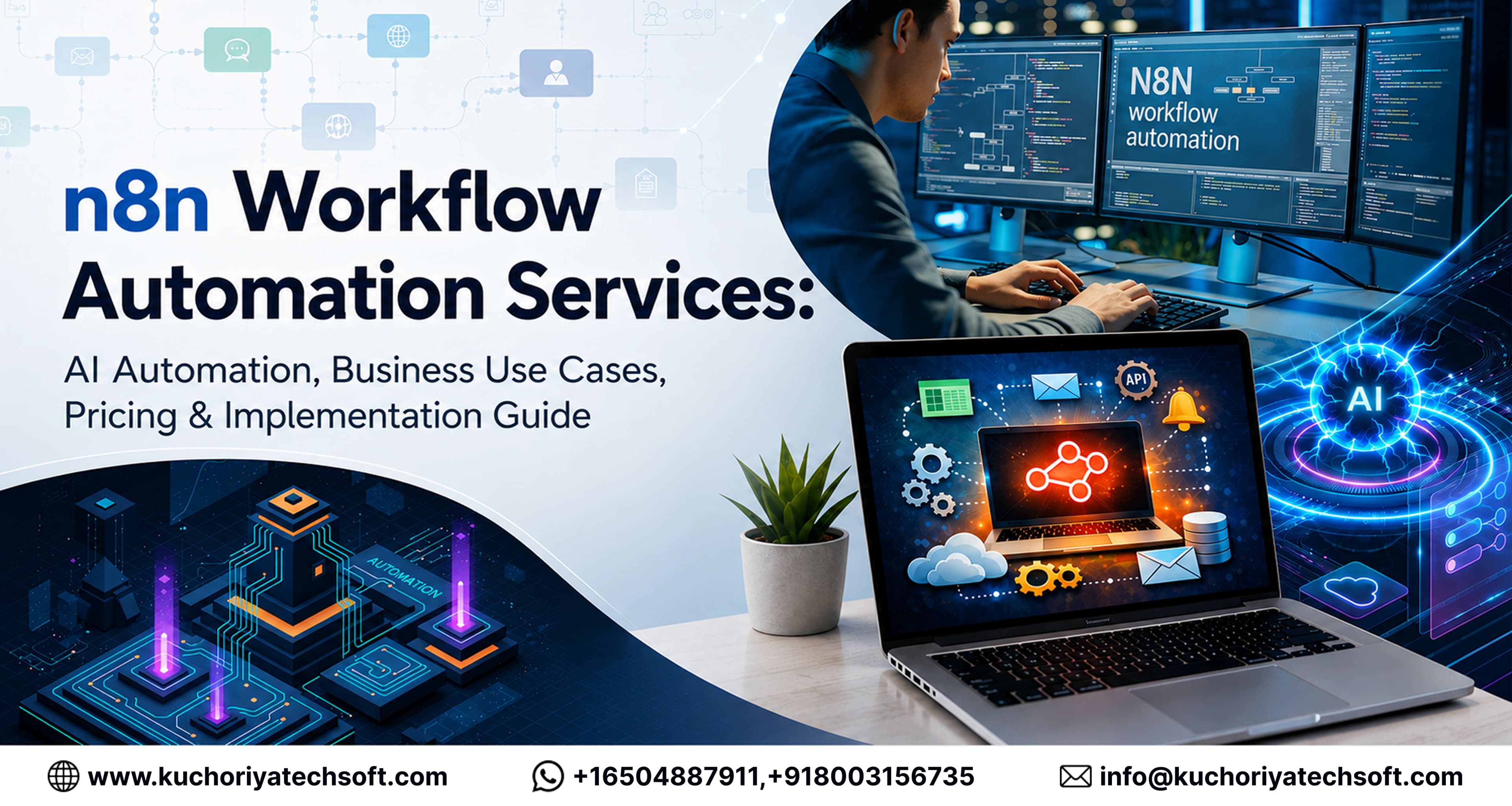 n8n Workflow Automation Services in 2026: AI Automation, Business Use Cases, Pricing & Implementation Guide