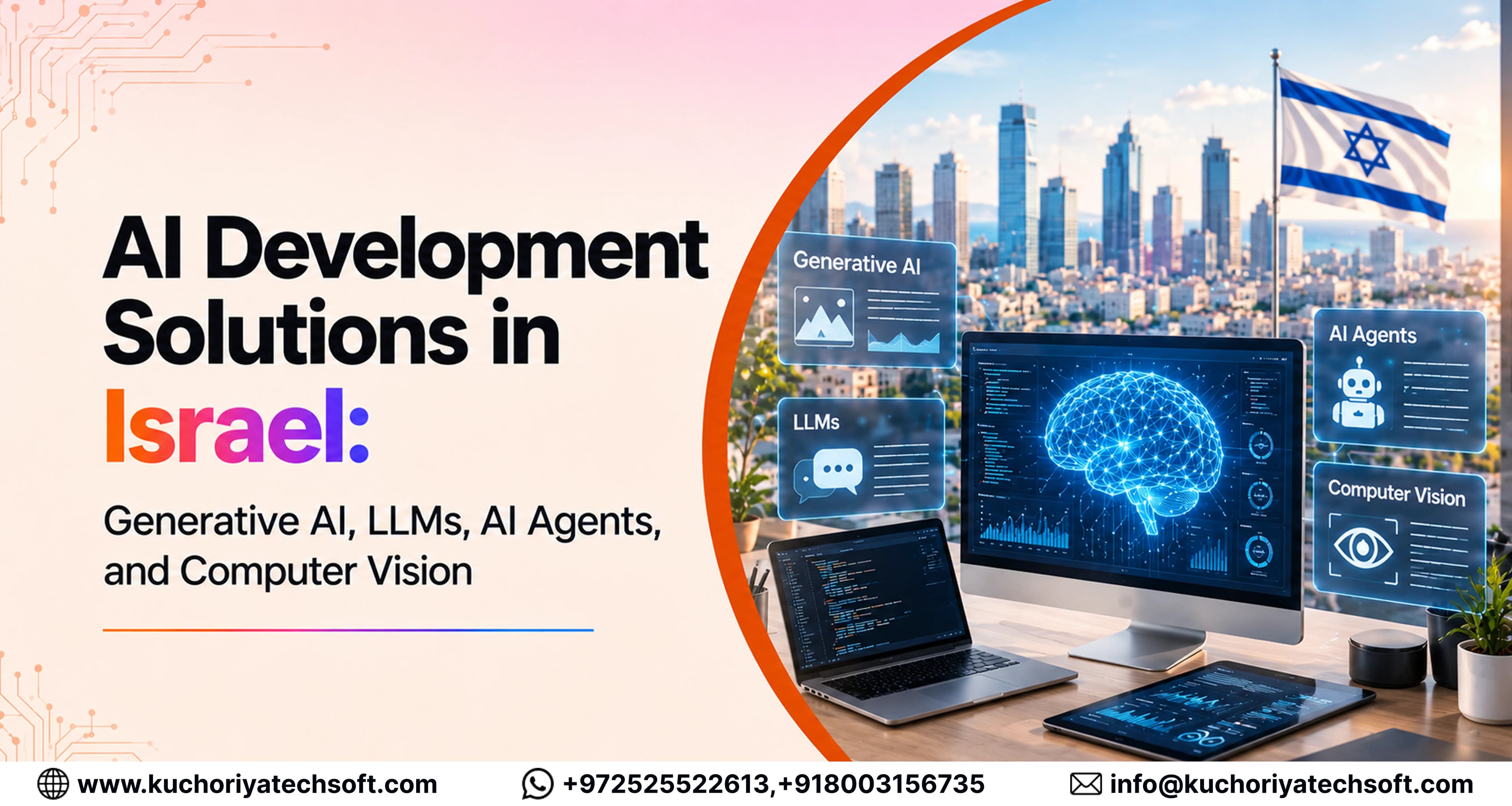 AI Development Solutions in Israel: Generative AI, LLMs, AI Agents, and Computer Vision