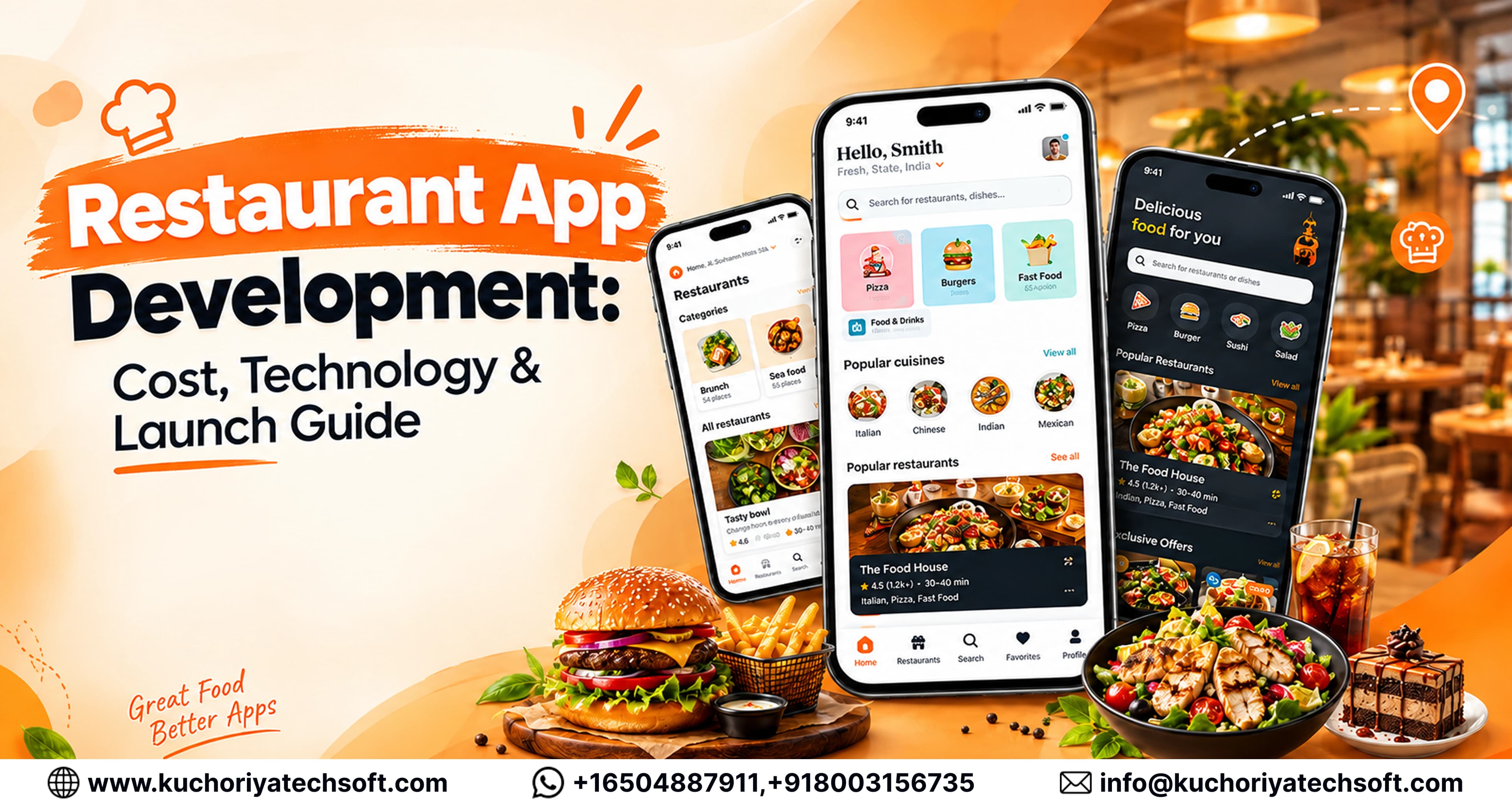 Restaurant App Development: Cost, Technology & Launch Guide