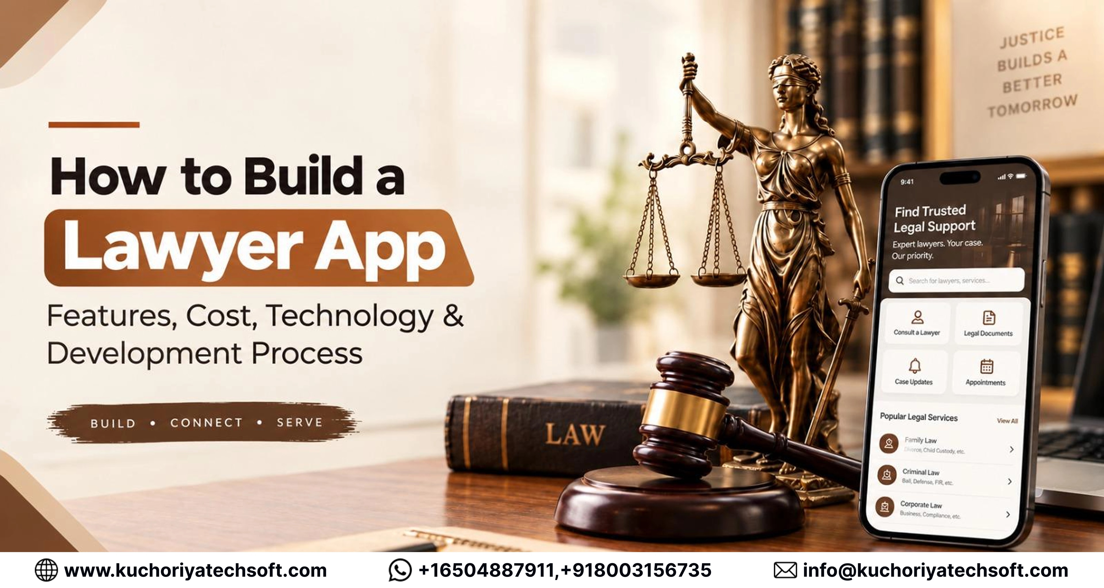 How to Build a Lawyer App in 2026: Features, Cost, Technology & Development Process