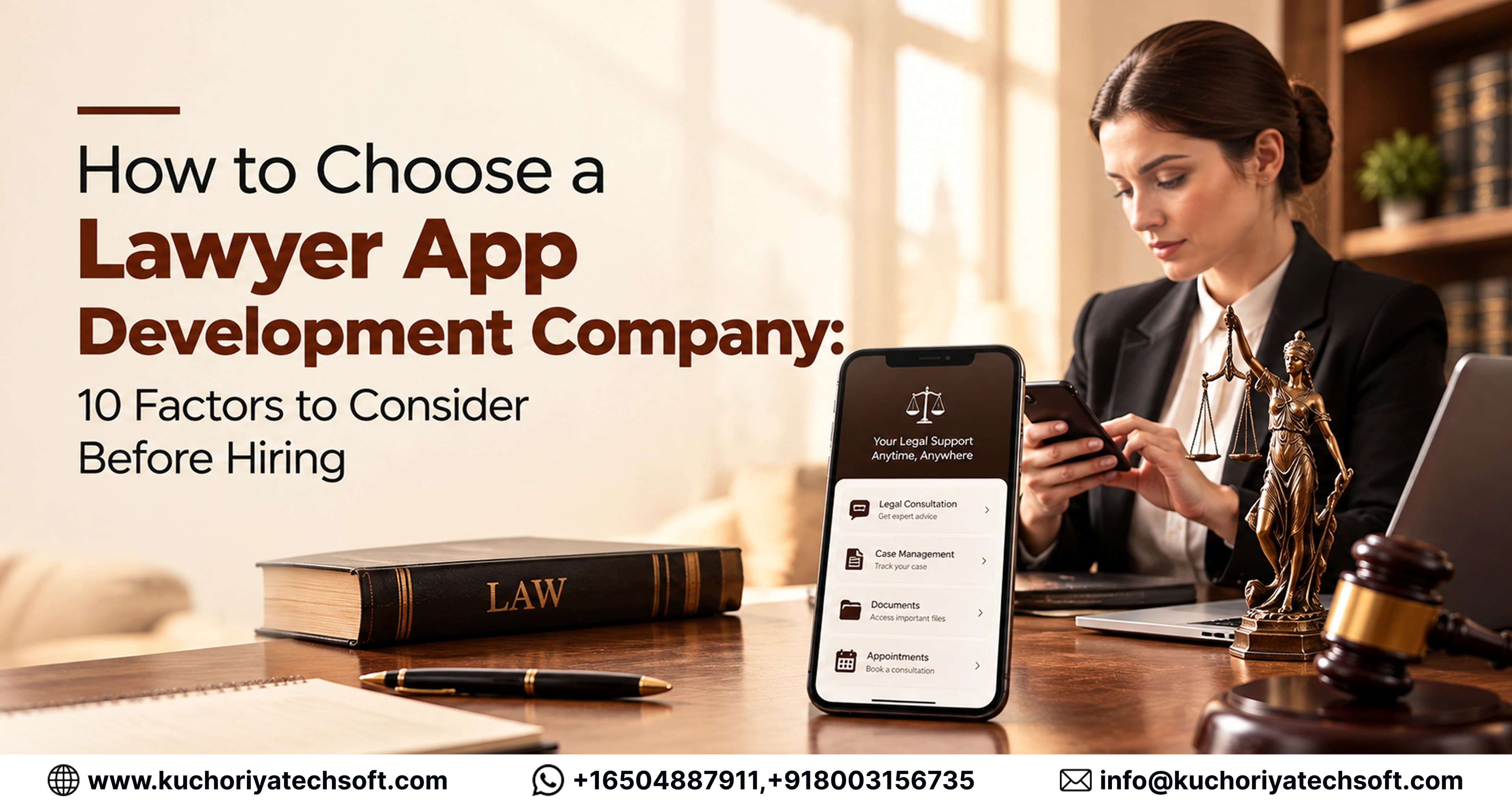 How to Choose a Lawyer App Development Company: 10 Factors to Consider Before Hiring