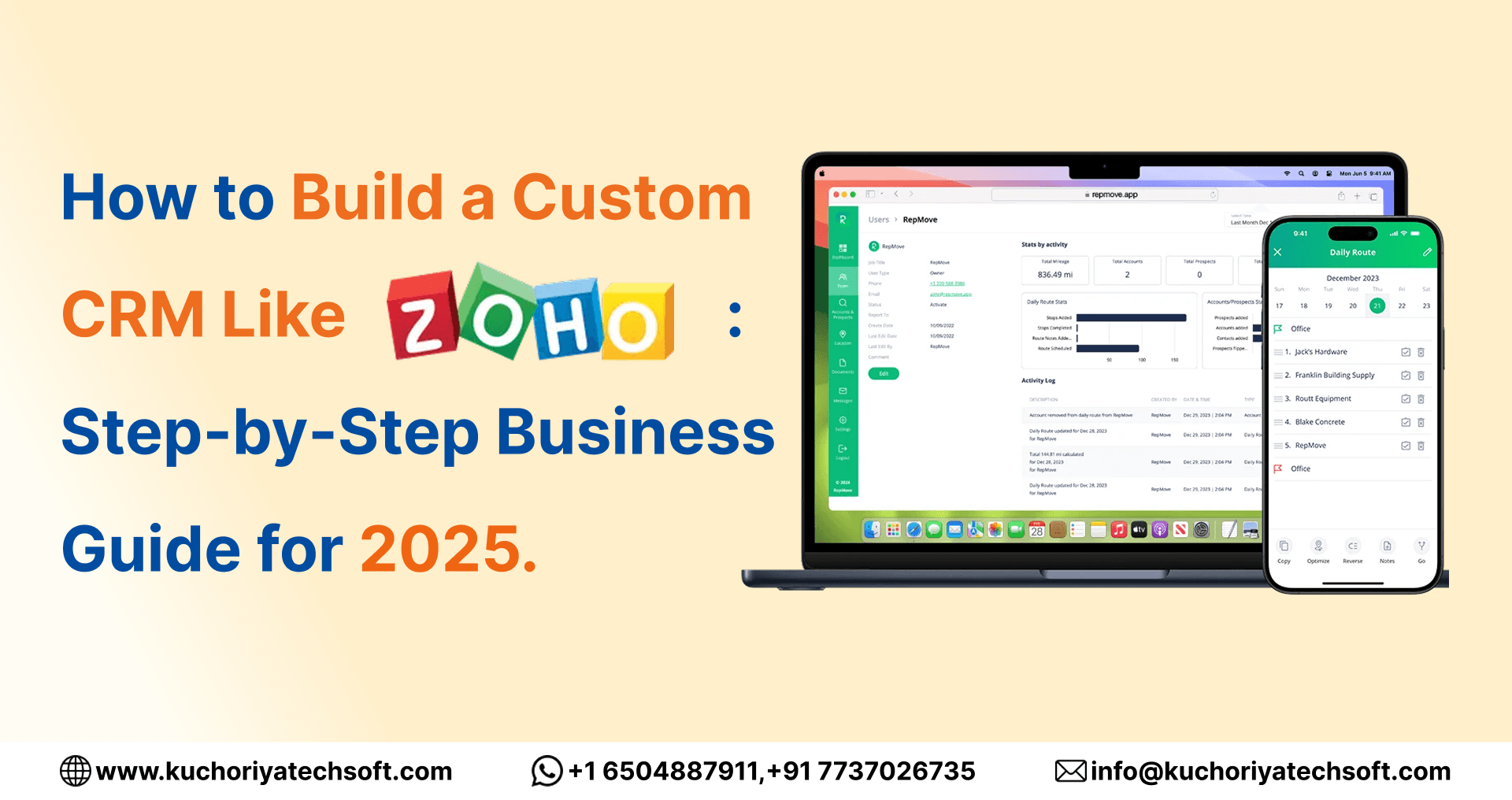 How to Build a Custom CRM Like Zoho: Step-by-Step Business Guide for 2025