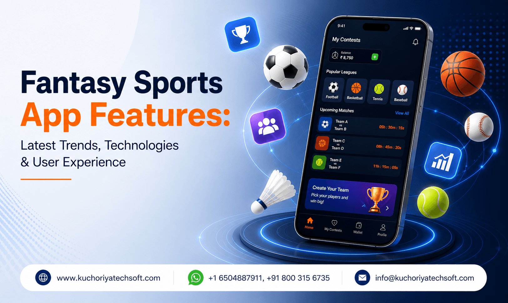 Fantasy Sports App Features: Latest Trends, Technologies & User Experience