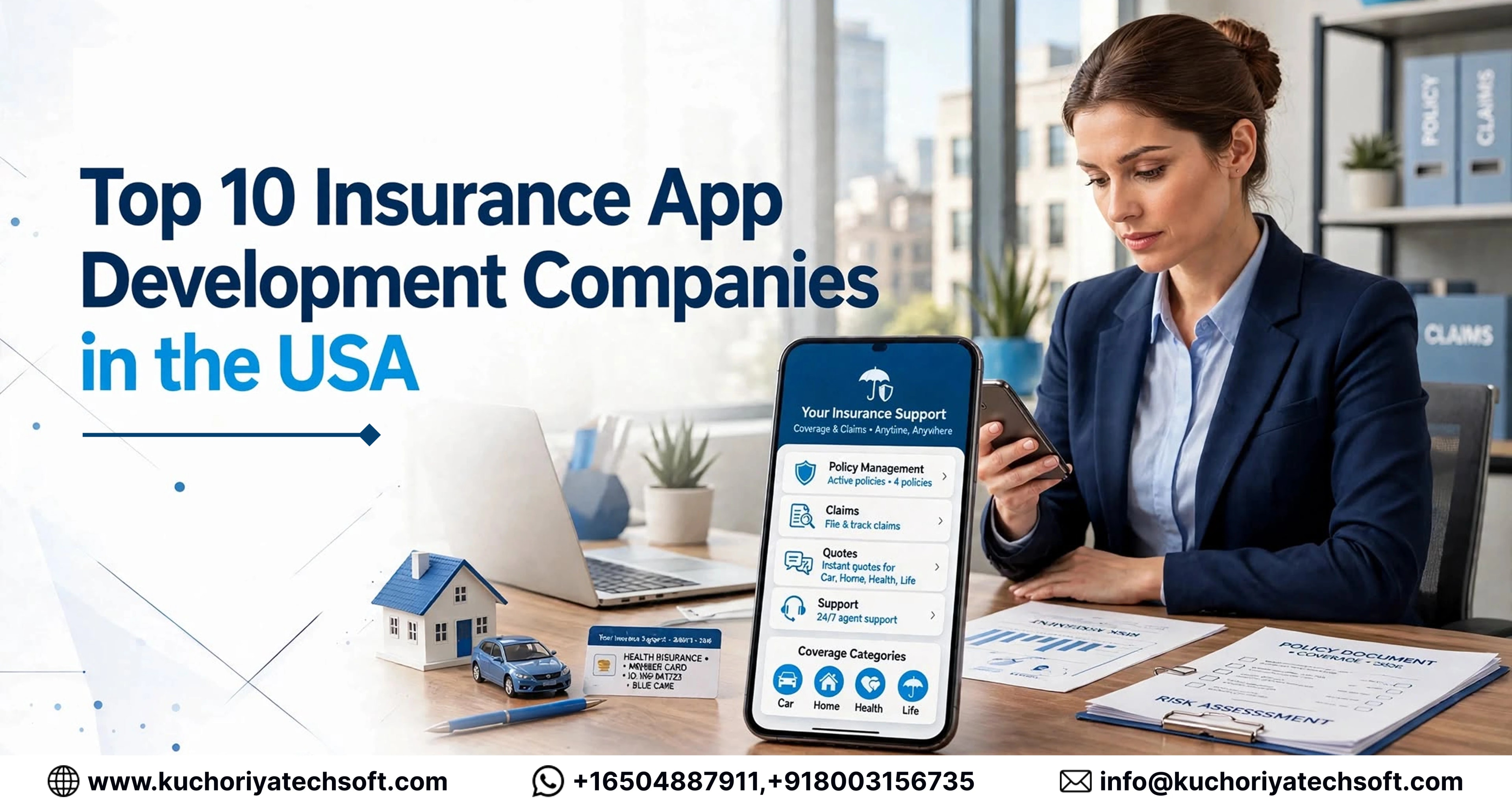 Top 10 Insurance App Development Companies in the USA for 2026