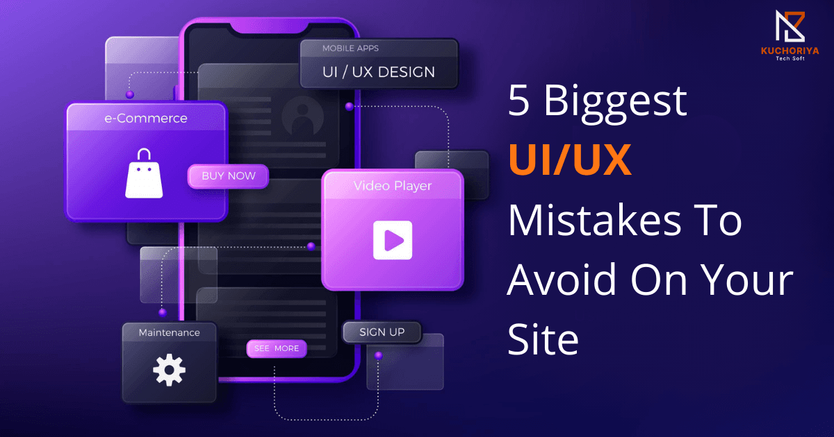 How can you improve your website's UI/UX by avoiding common mistakes?