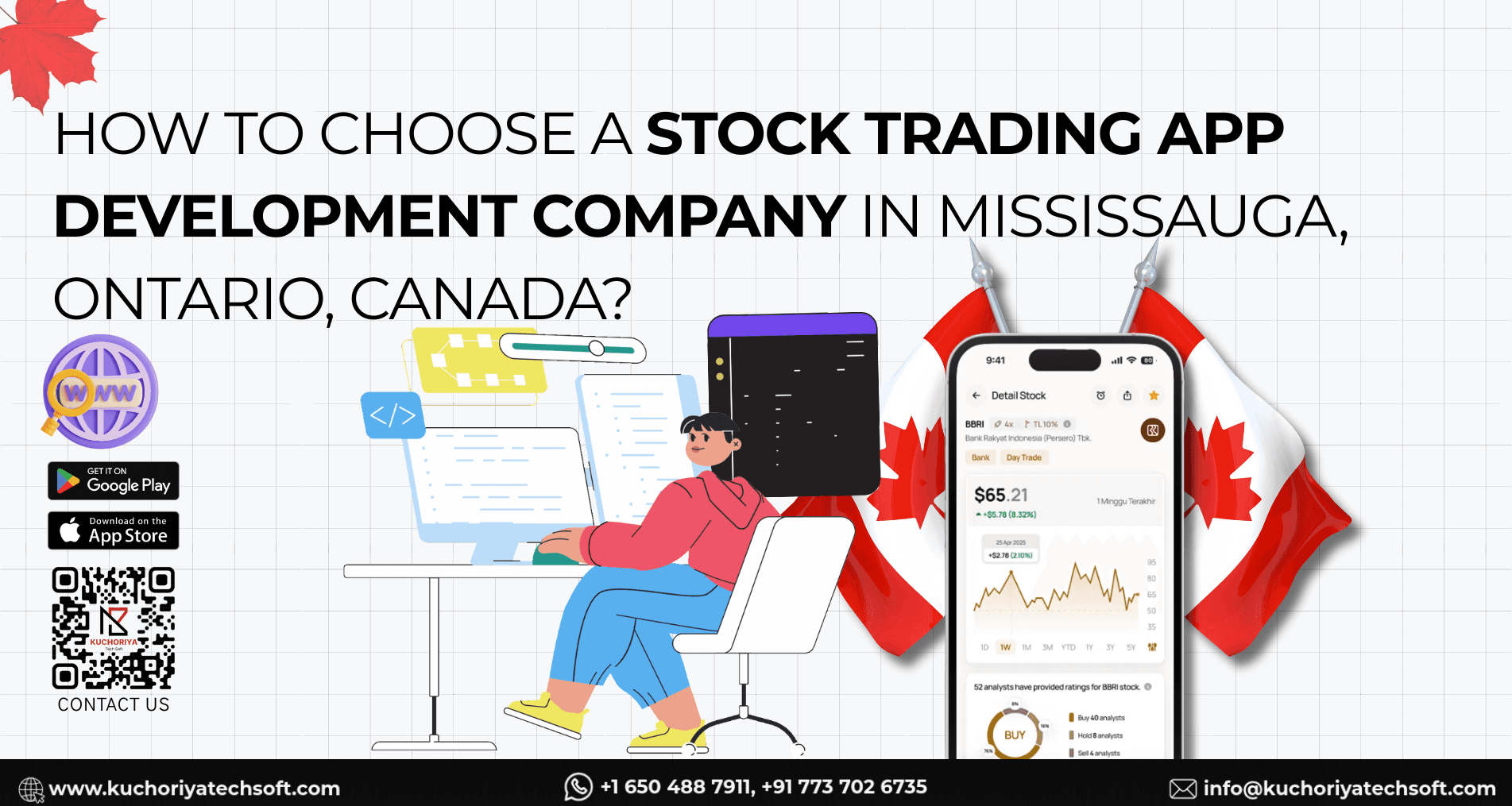 How to choose a Stock Trading App Development Company in Mississauga, Ontario, Canada?