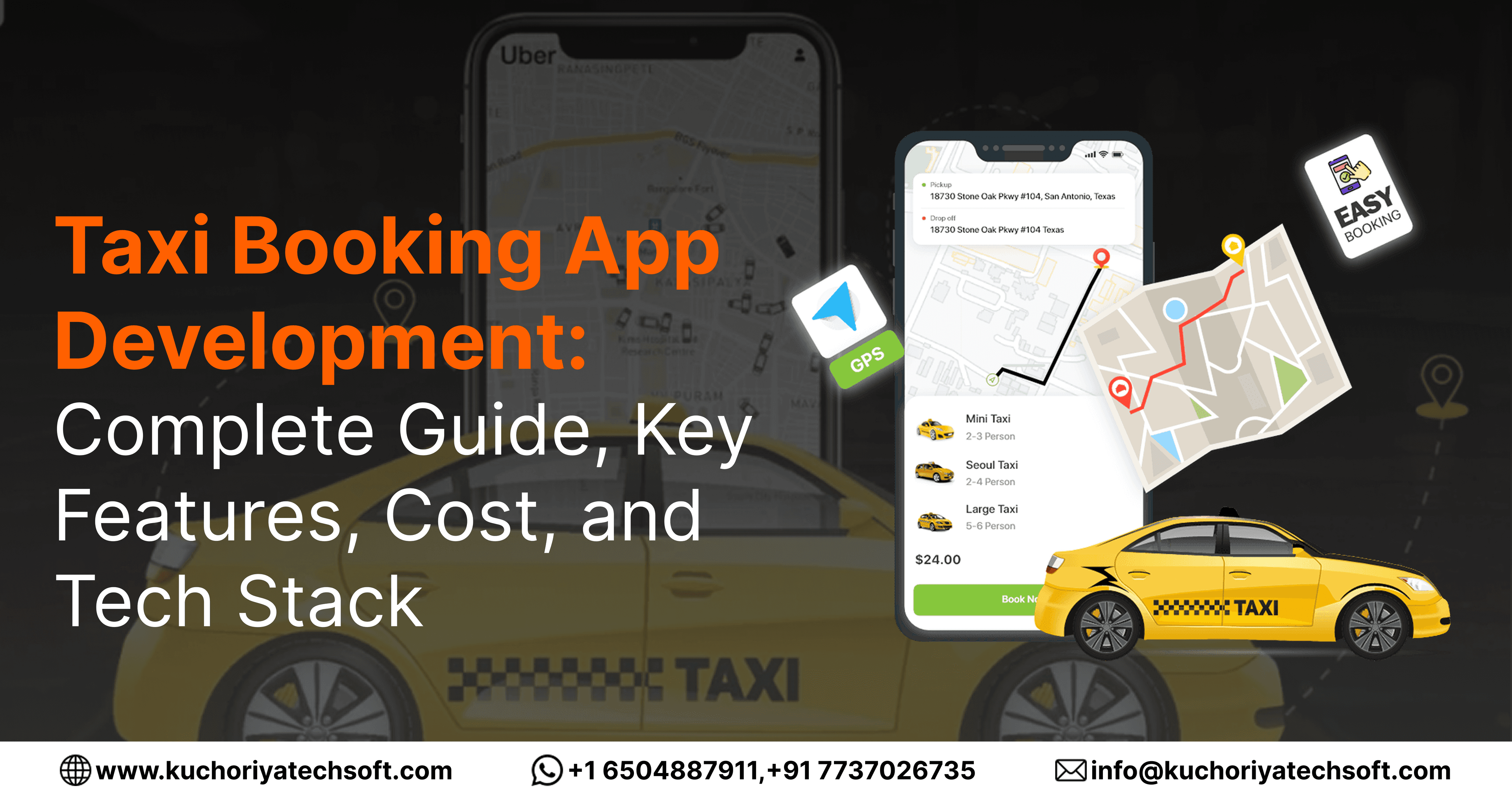 Taxi Booking App Development: Complete Guide, Key Features, Cost, and Tech Stack (2025–2026)