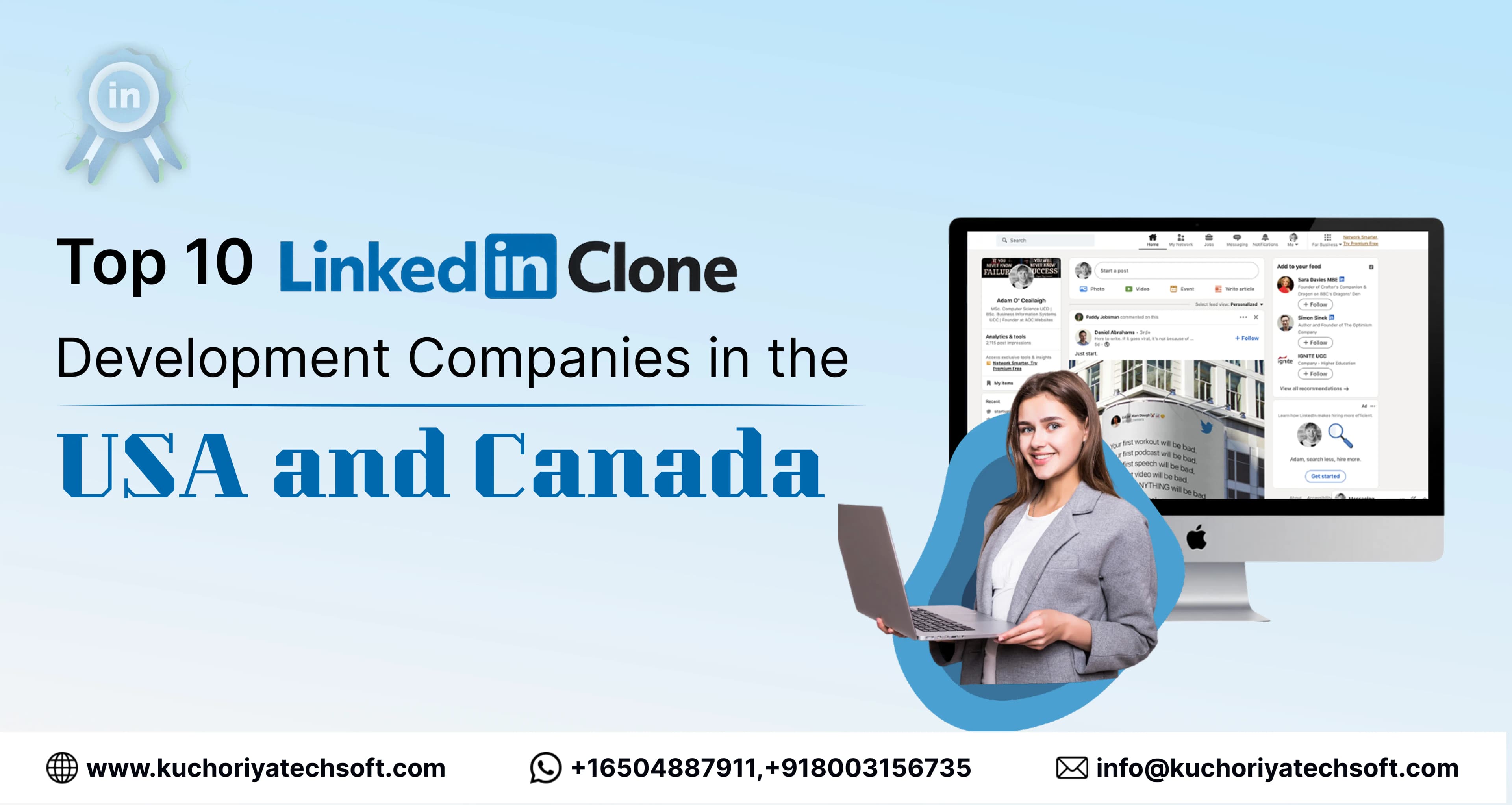 Top 10 LinkedIn Clone Development Companies in the USA and Canada (2026)