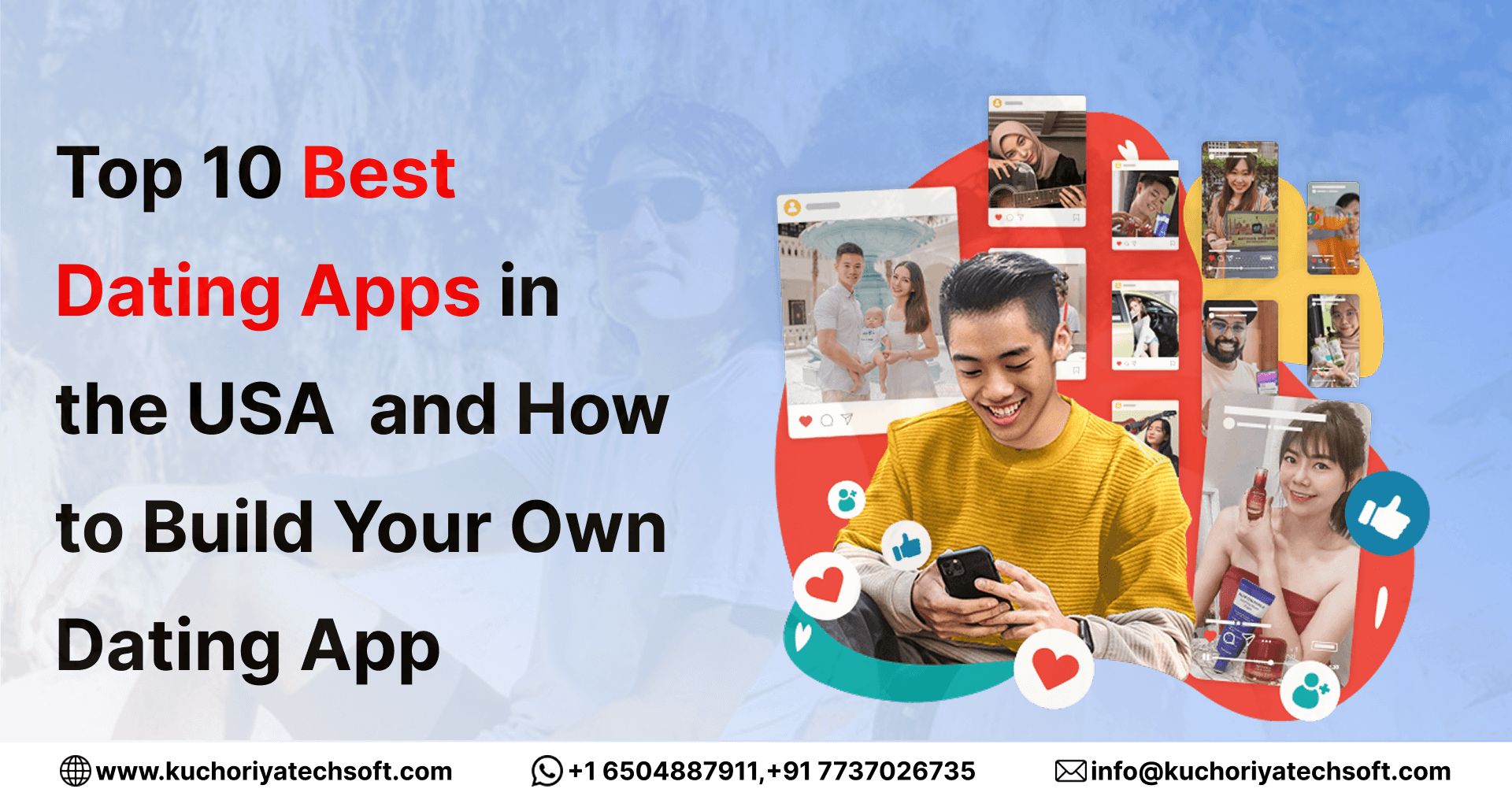 Top 10 Best Dating Apps in the USA (2025) and How to Build Your Own Dating App