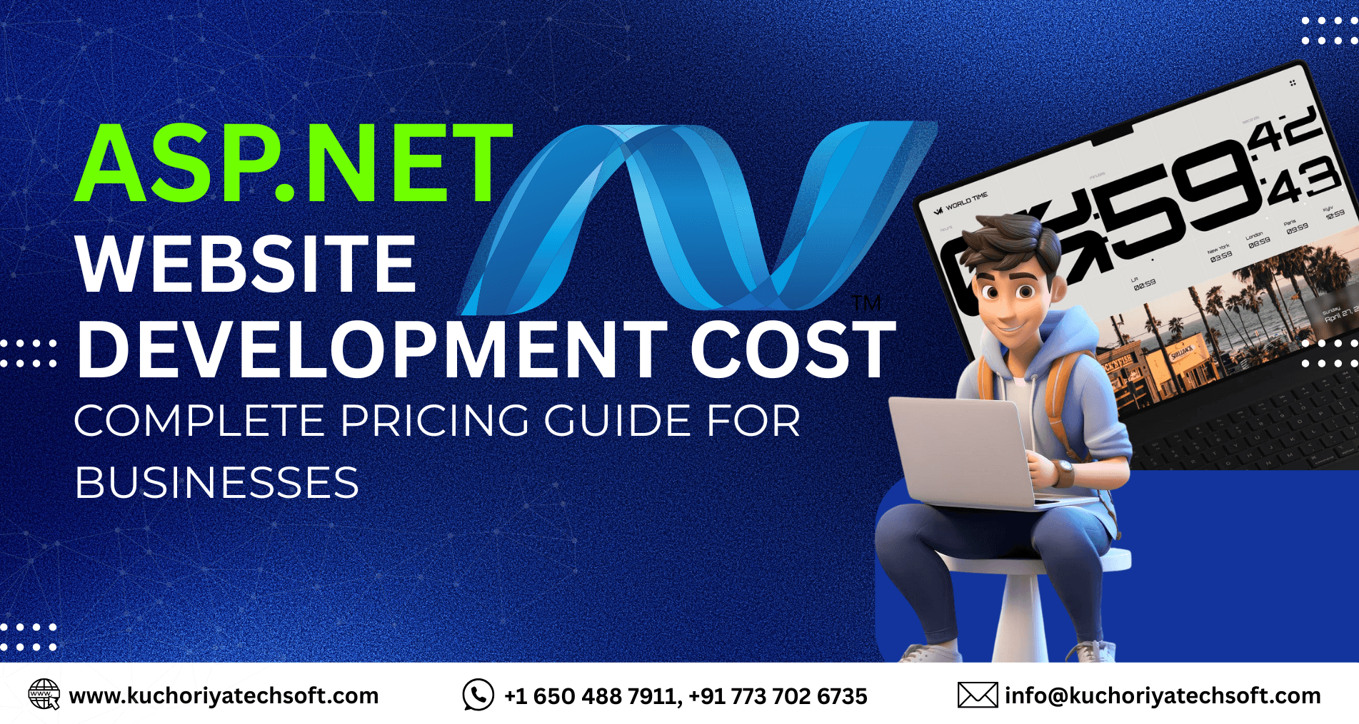ASP.NET Website Development Cost in 2025: Complete Pricing Guide for Businesses