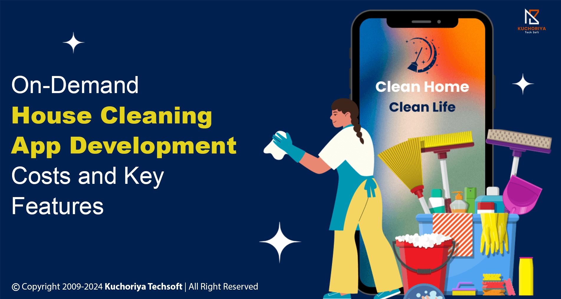 On-Demand House Cleaning App Development Costs and Key Features