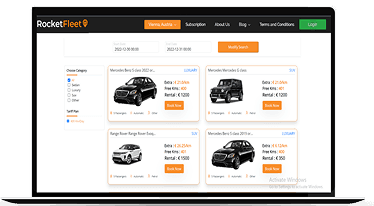 Sixt Rent a Car Laptop