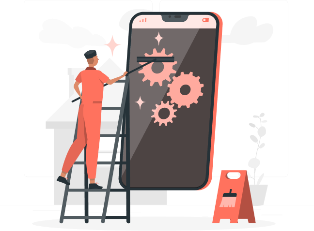 App Maintenance Illustration