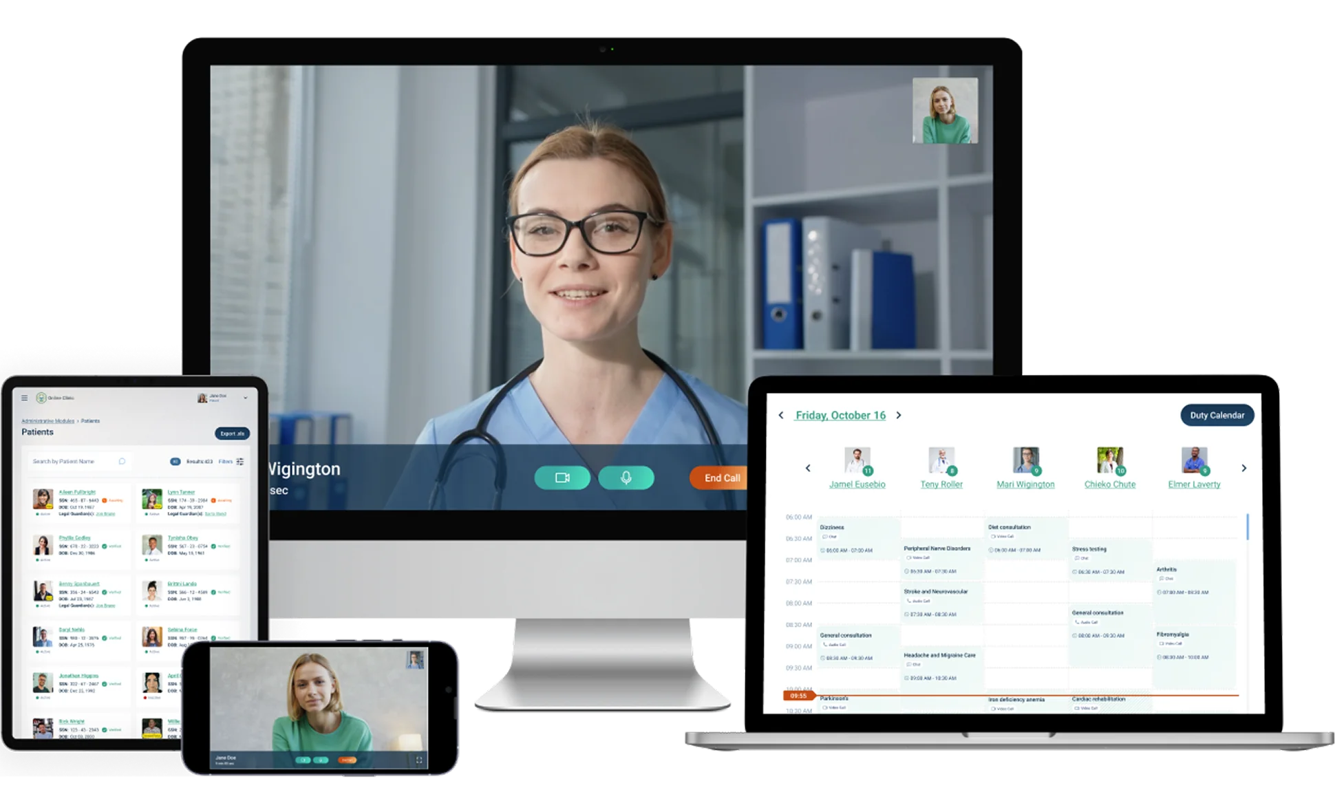 AI-powered healthcare solutions dashboard
