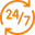 24/7 Service Availability