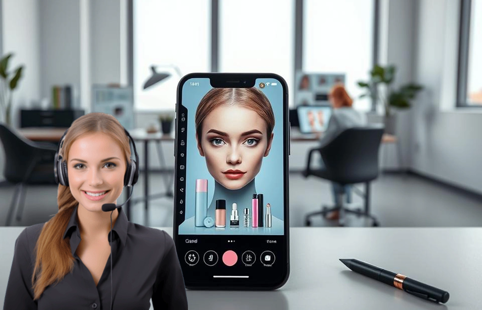 Cosmetics and  Virtual Assistance