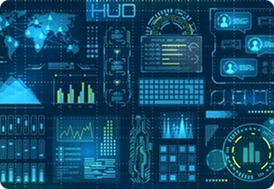 Complicated user interface illustration