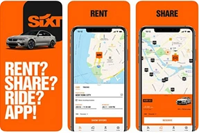 SIXT-Like Car Rental App Clone