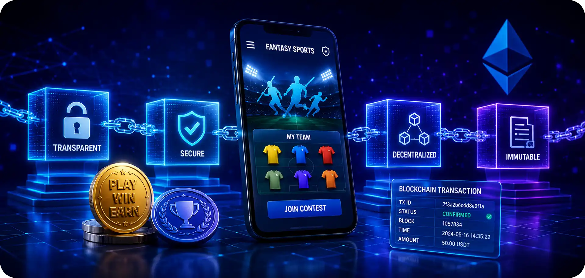 Blockchain-Based Fantasy Sports Transactions