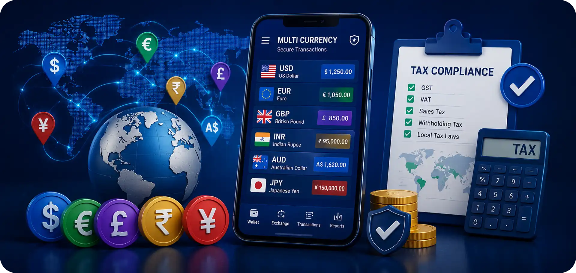 Multi-Currency and Regional Tax Compliance