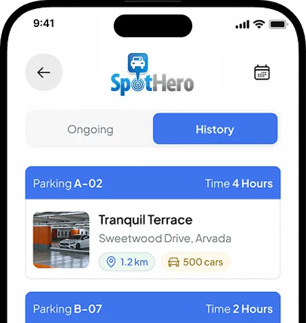 SpotHero Clone Style
