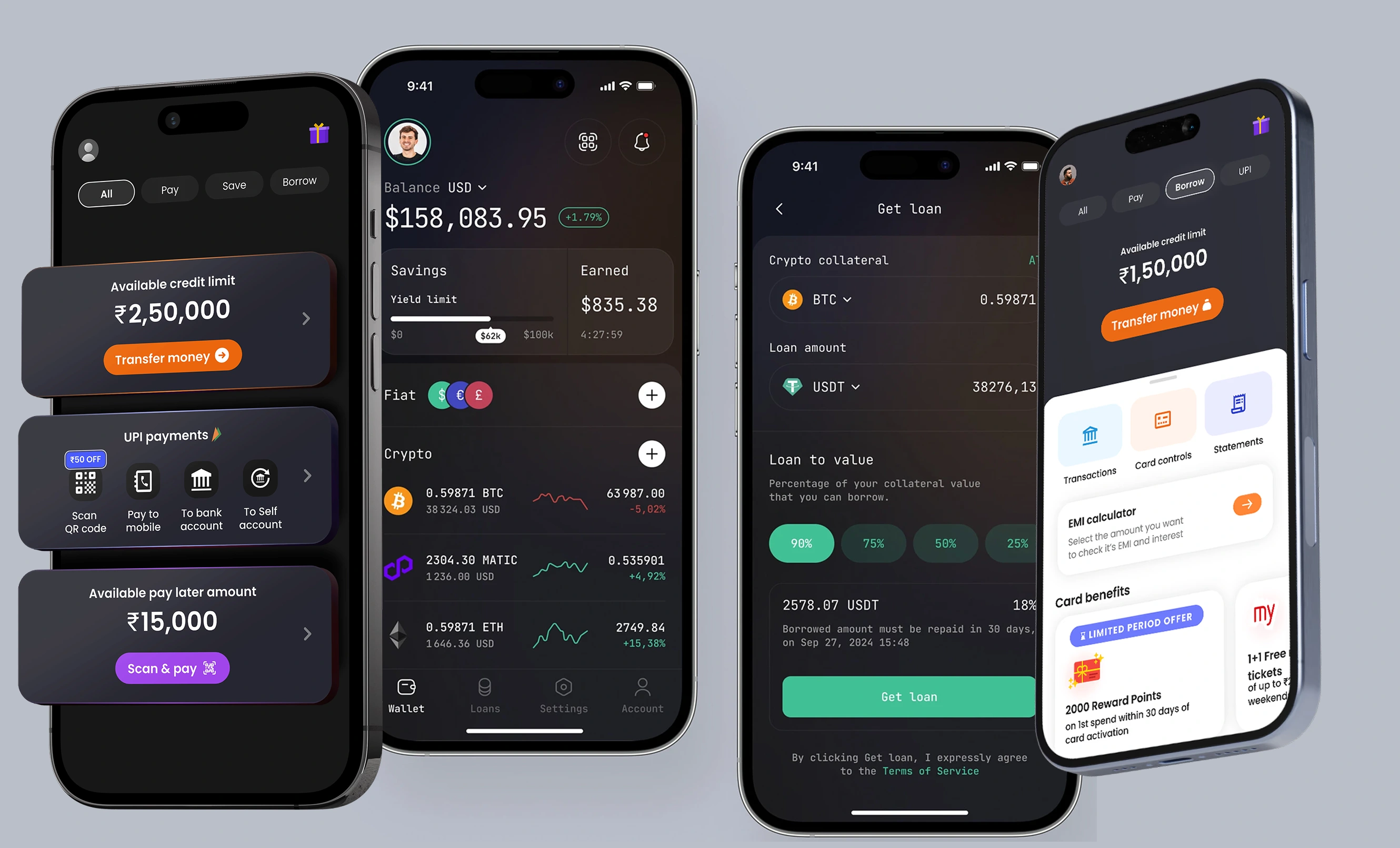 CapitalSwift screens